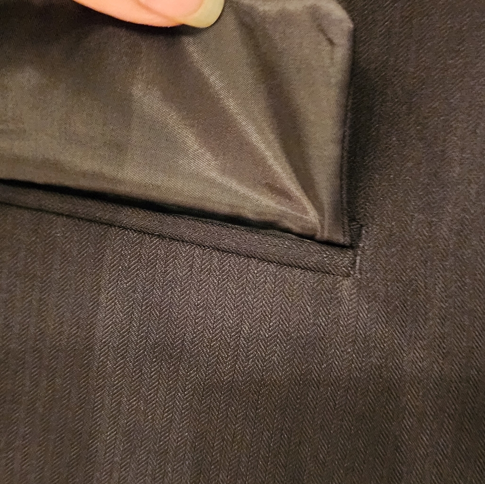 VAN Heusen Men's Sport Coat in black size 42R - Picture 8 of 12